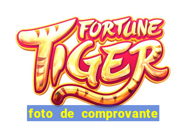 foto de comprovante de pix falso